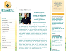 Tablet Screenshot of praxis-brombach.de